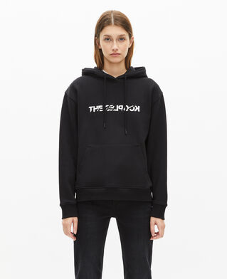 The Kooples MUJER BLACK sudadera capucha what is negra estrás