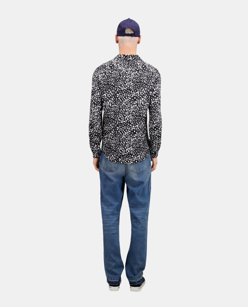 The Kooples HOMME BLACK WHITE chemise imprimée