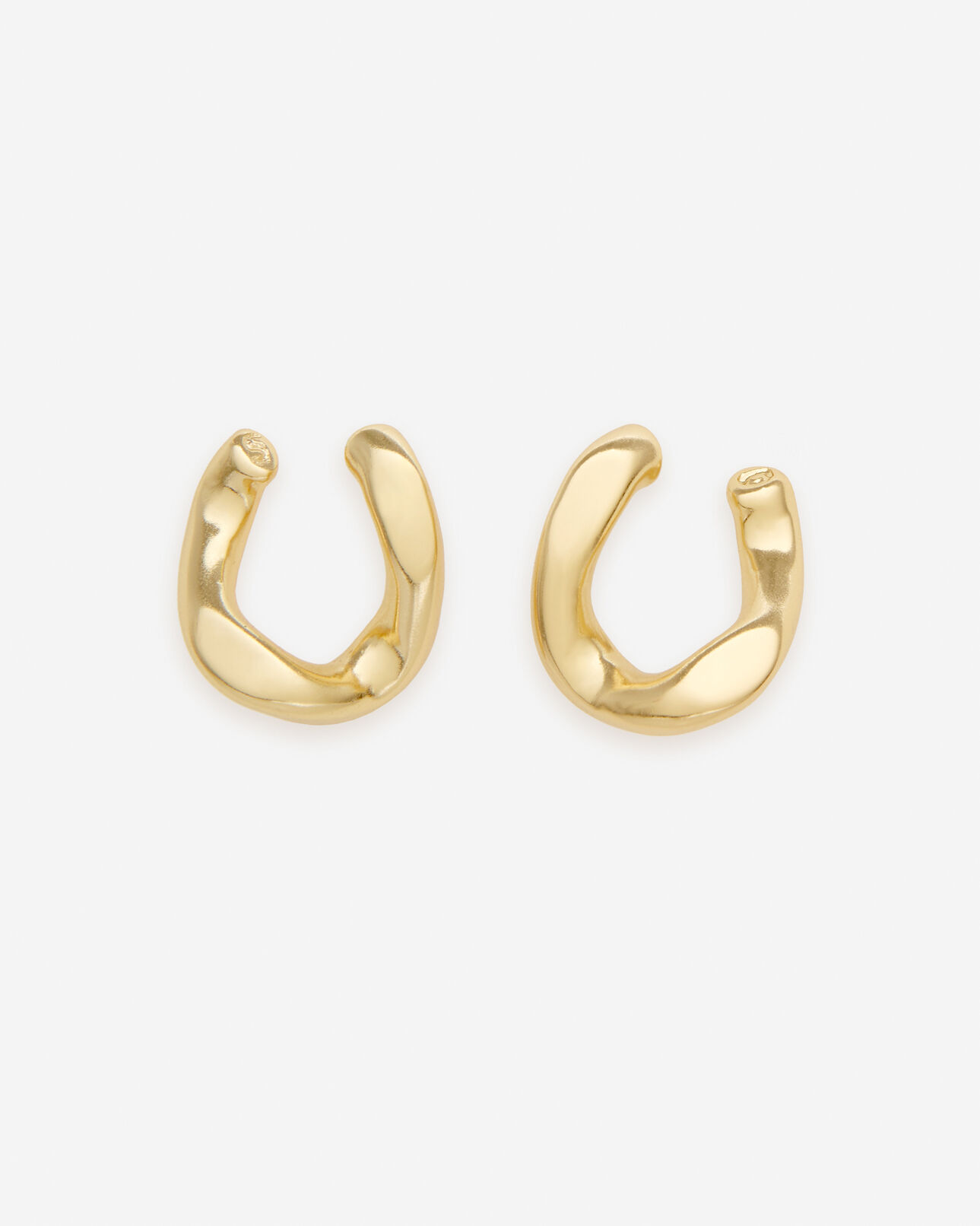 The Kooples WOMEN GOLD golden earrings with small link