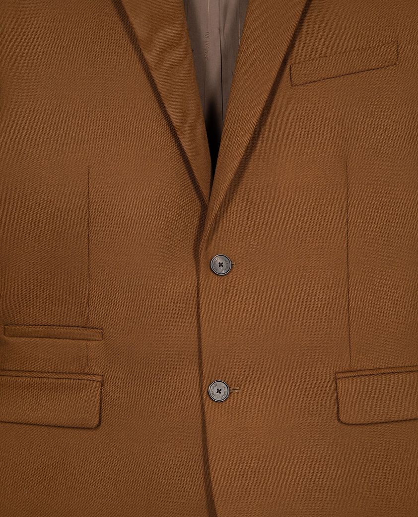 The Kooples H TABACCO brown wool suit jacket