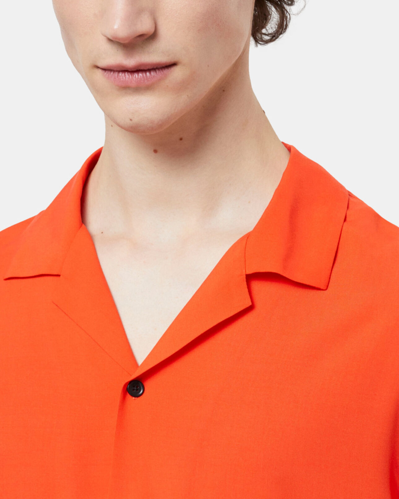 The Kooples HERREN ORANGE lässiges oranges hemd