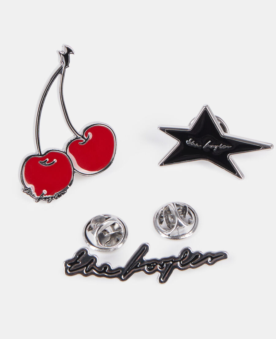 The Kooples MIXTE ANTIC SILVER set de pins