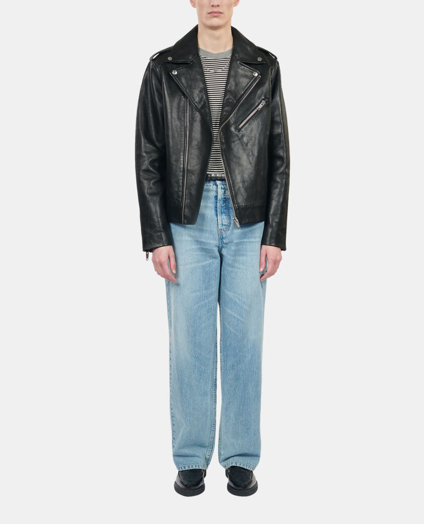 The Kooples HOMBRE BLACK chaqueta biker piel negra