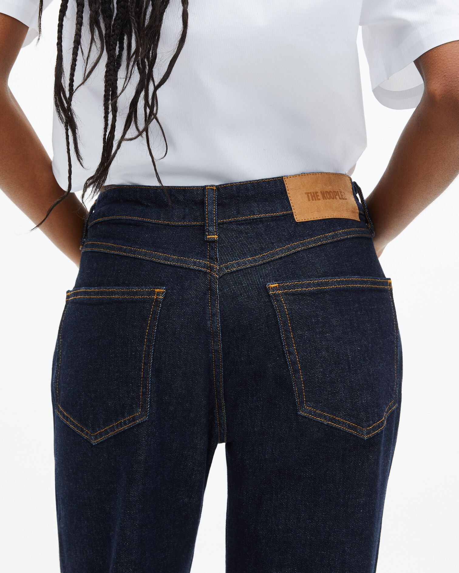 Jean droit bleu foncé, BLUE ELECTRIC, hi-res image number null