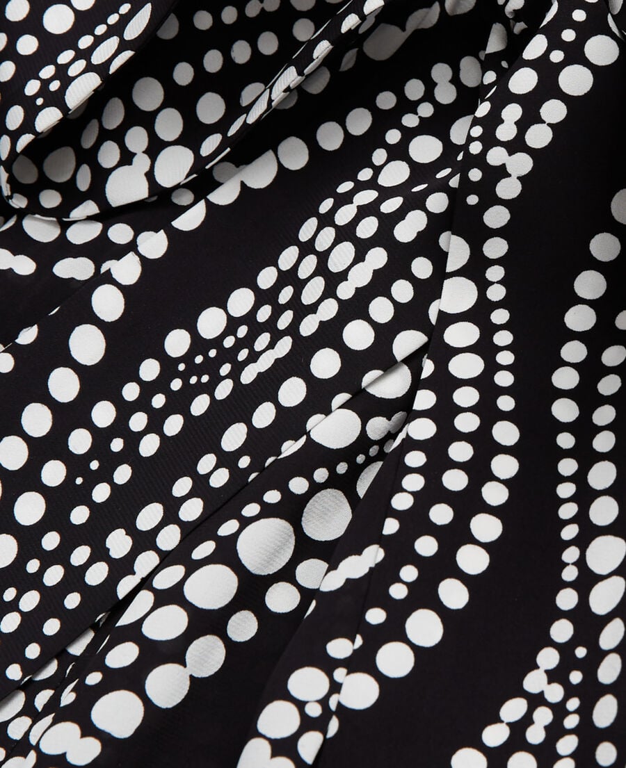 The Kooples FEMME BLACK WHITE combinaison imprimée