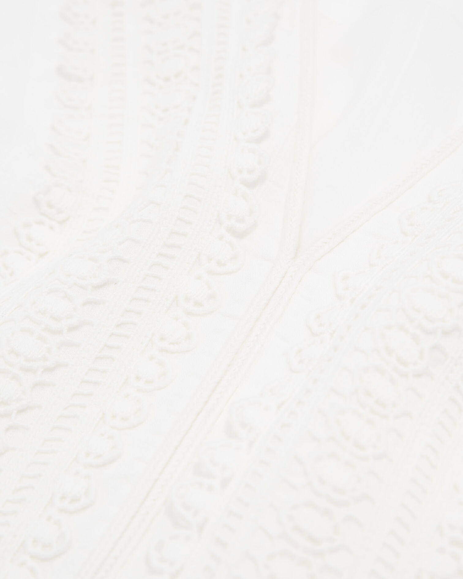White short-sleeve cotton fitted top, OFF WHITE, hi-res image number null