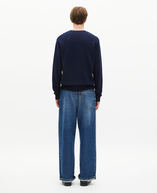 The Kooples HOMME NAVY pull t&ecirc;te de mort marine