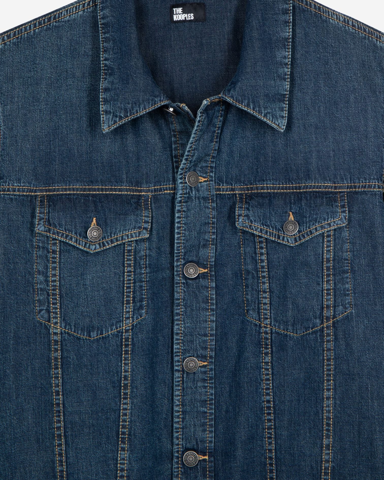 Long-sleeved denim shirt, MEDIUM BLUE, hi-res image number null