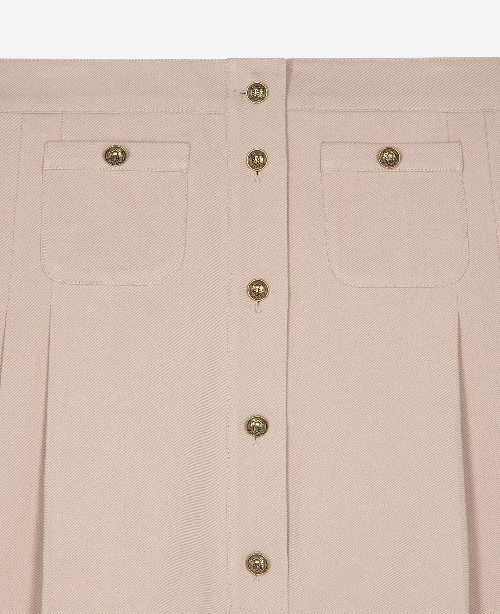 The Kooples WOMEN LILA light pink pleated short skirt