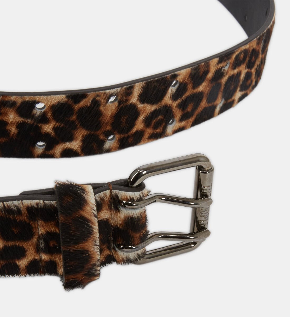 Ceinture En Cuir Avec Motif Léopard Pour Femme, Ceinture En De Cheval Artificielle Pour Pantalon