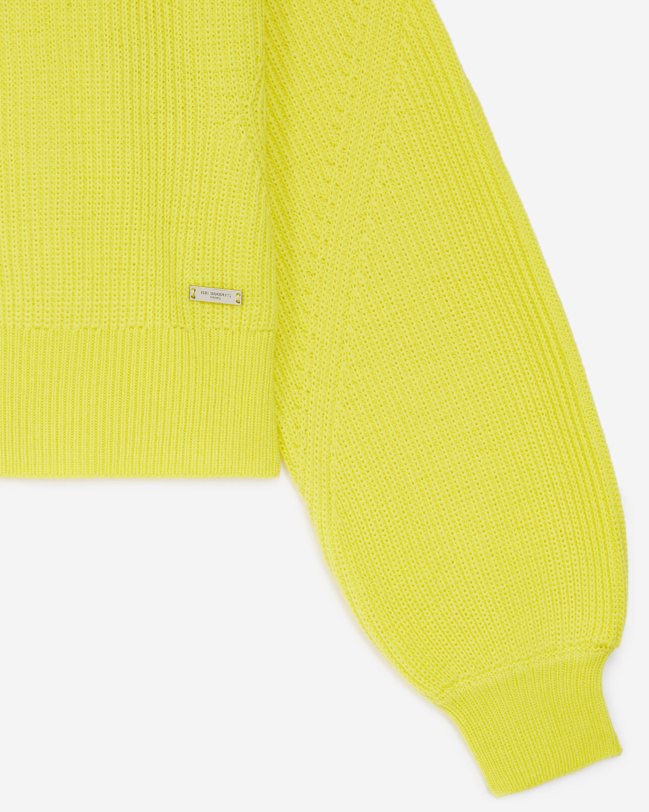 The Kooples FEMME YELLOW pull laine mérinos jaune