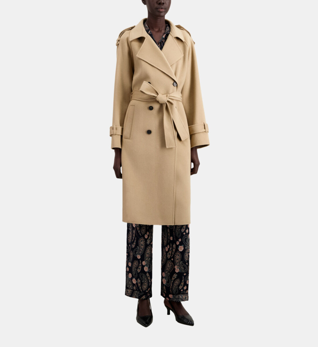 Long tan overcoat clearance