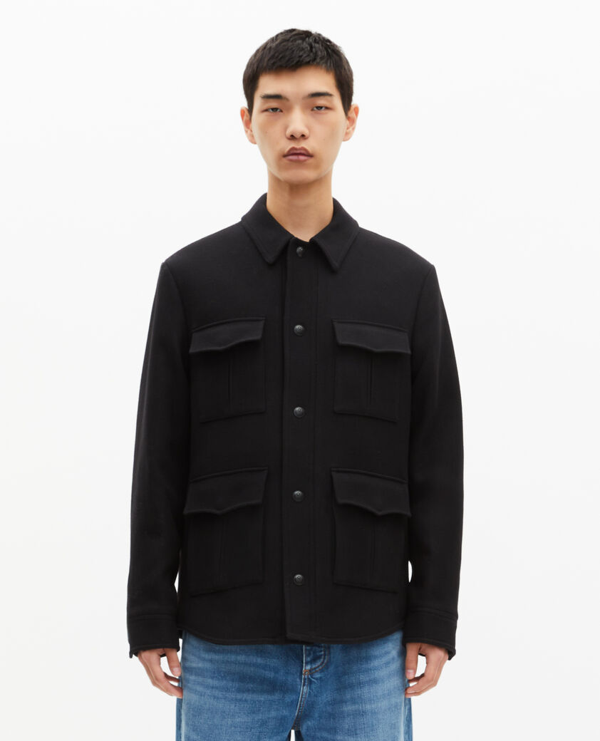 The Kooples HERREN BLACK schwarzes &uuml;berhemd