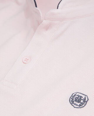 The Kooples H PINK  pink officer collar polo shirt