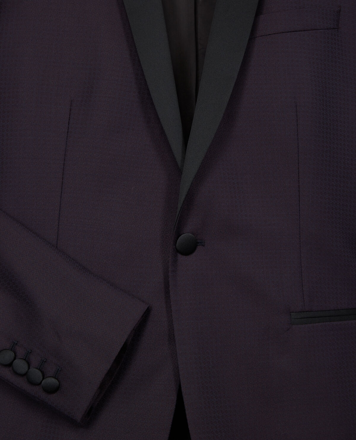 Purple shirt with black pinstripes, fashion small collar MMMoyano