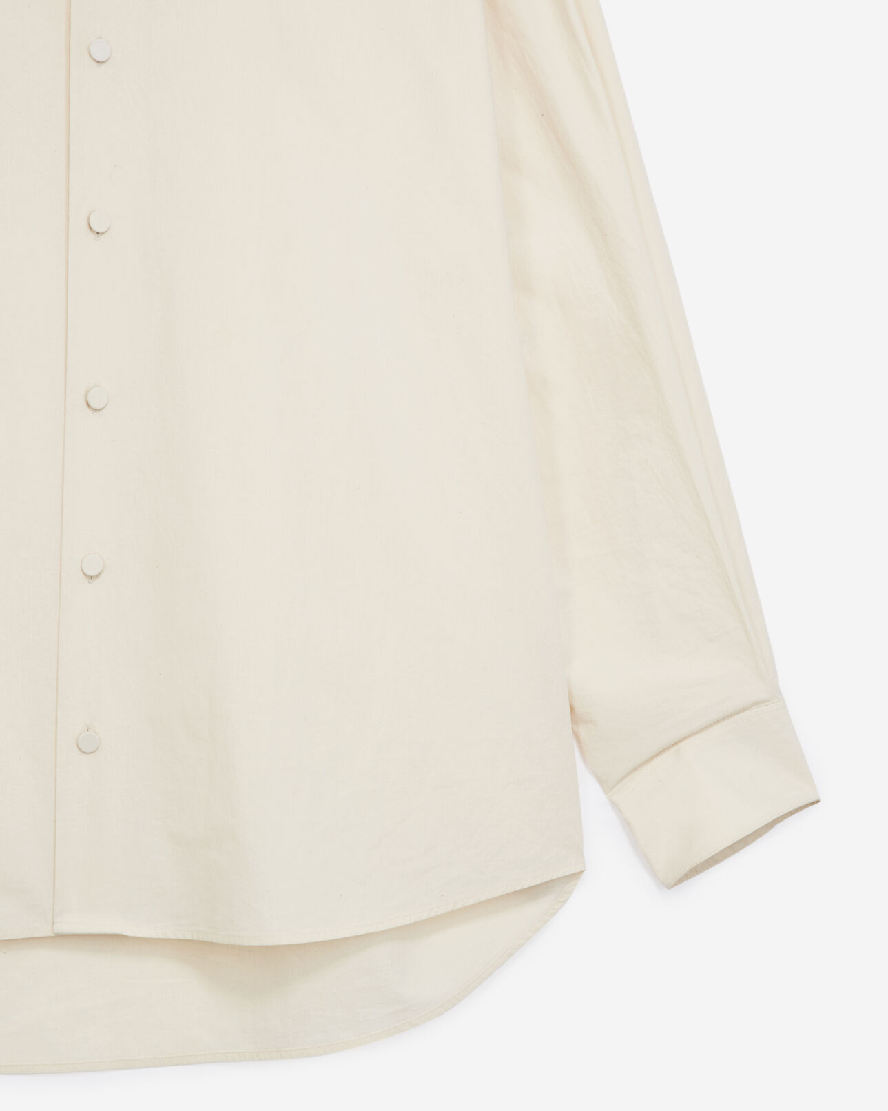 The Kooples HERREN BEIGE hemd beige großer klassischer kragen