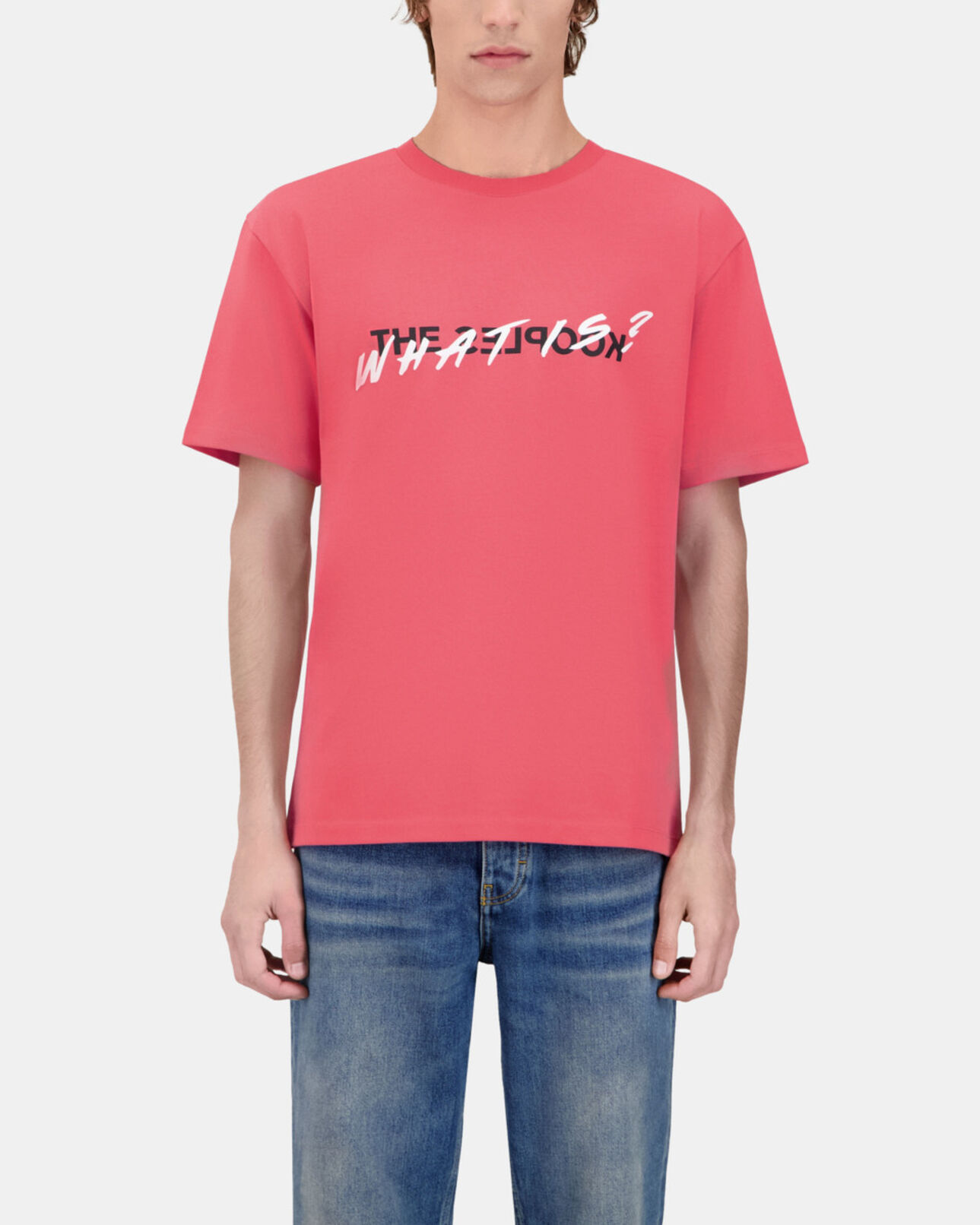 The Kooples HOMME RETRO PINK t-shirt what is rose