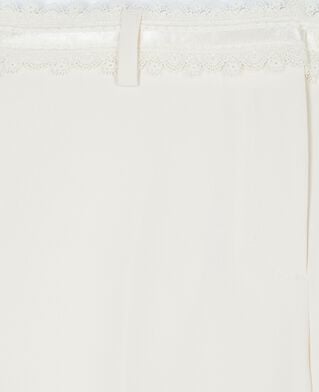 The Kooples DAMEN OFF WHITE weite anzughose ecru