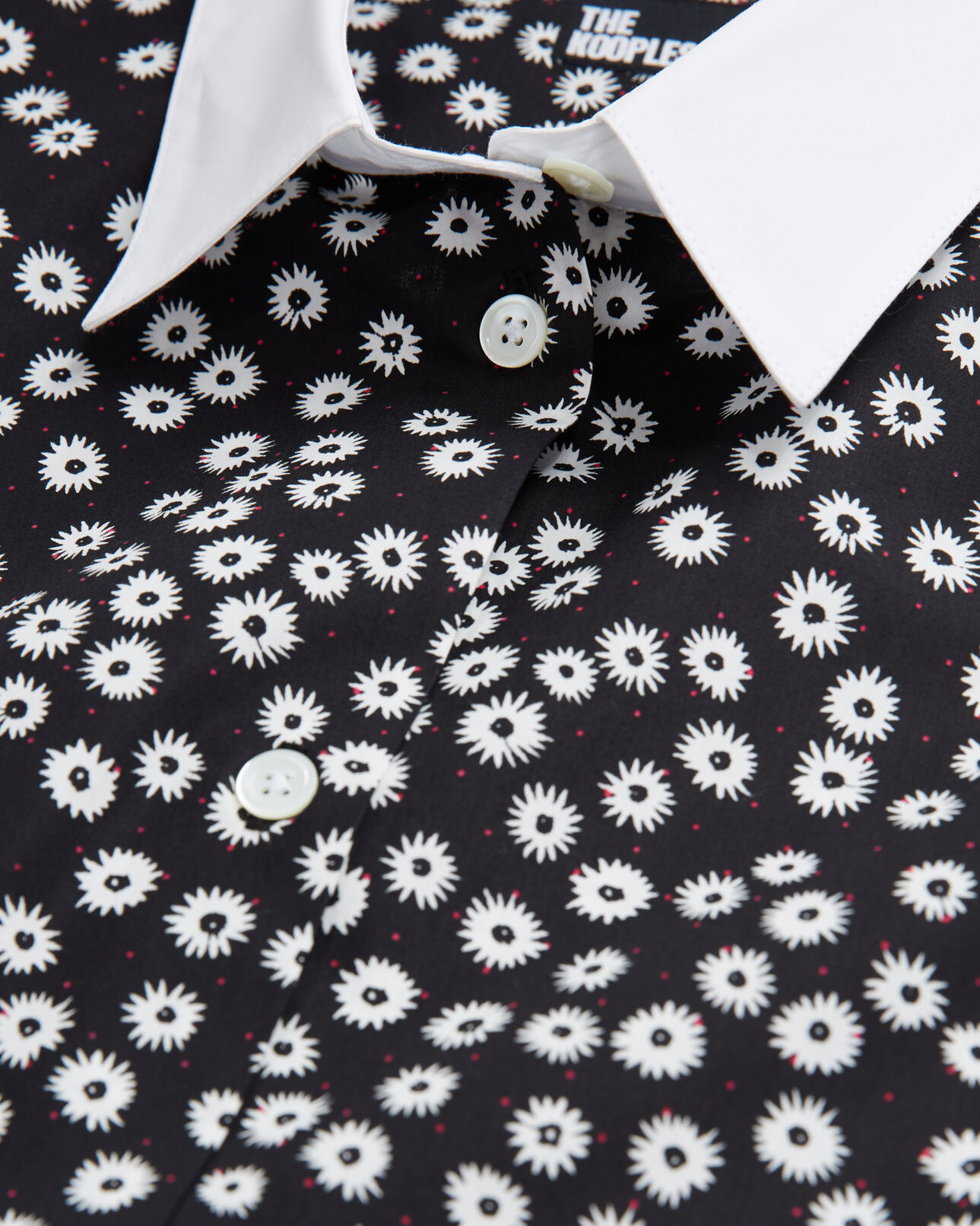The Kooples MUJER BLACK WHITE camisa estampada