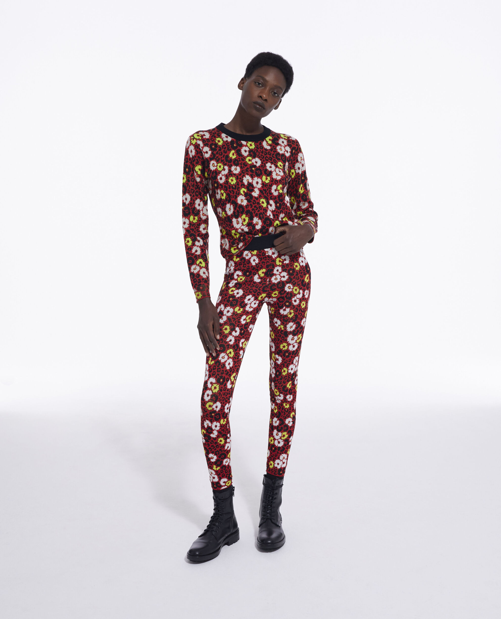 Floral print leggings 2025