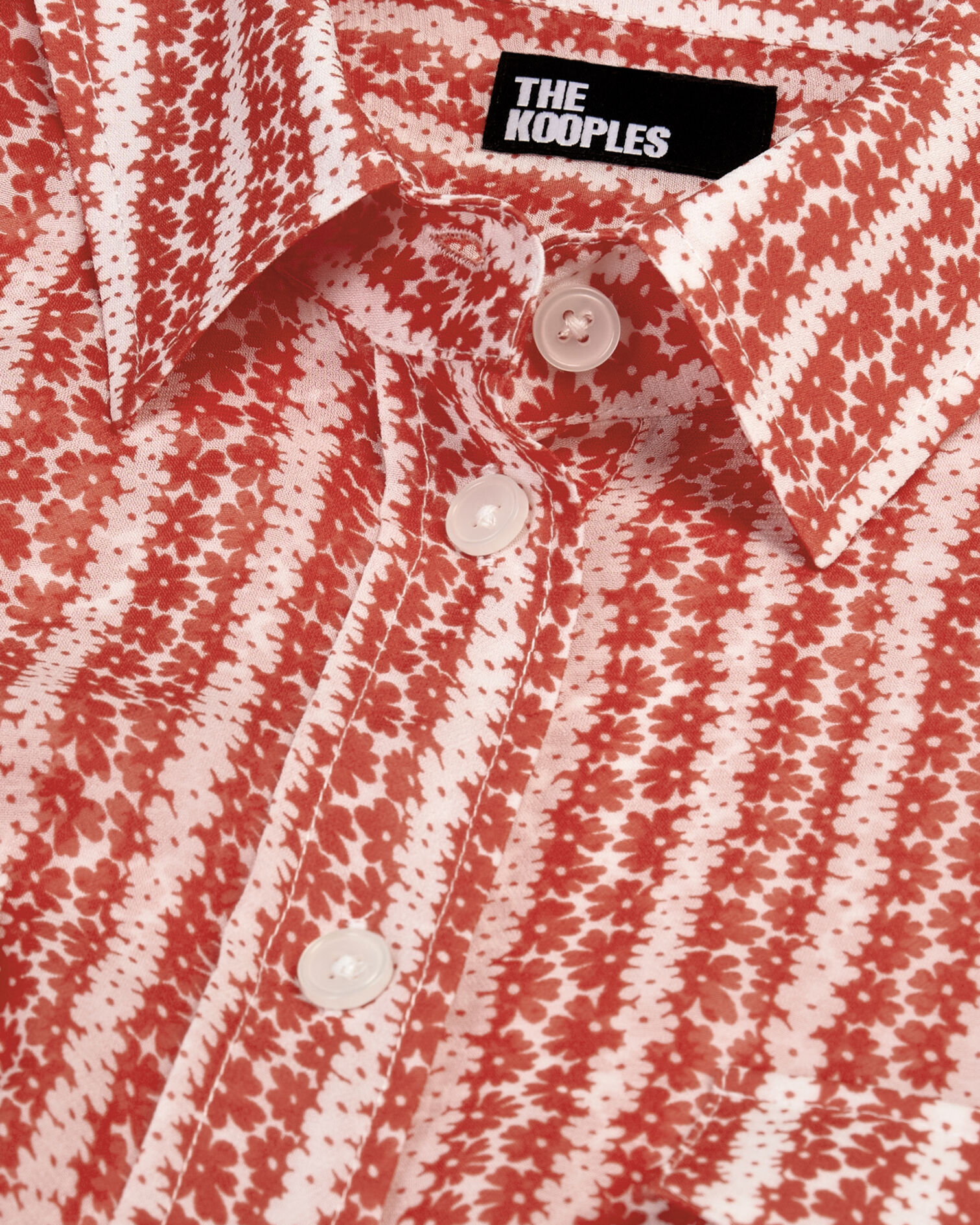 Chemise fleurie à rayures rouge et blanche, RED WHITE, hi-res image number null