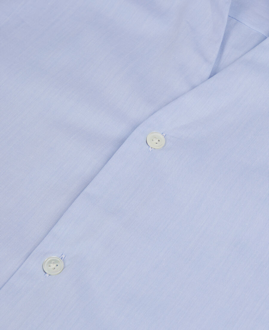 sky blue poplin formal shirt
