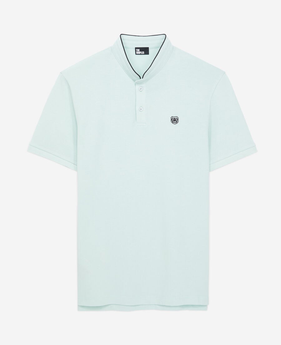 The Kooples H OCEAN green cotton polo t-shirt