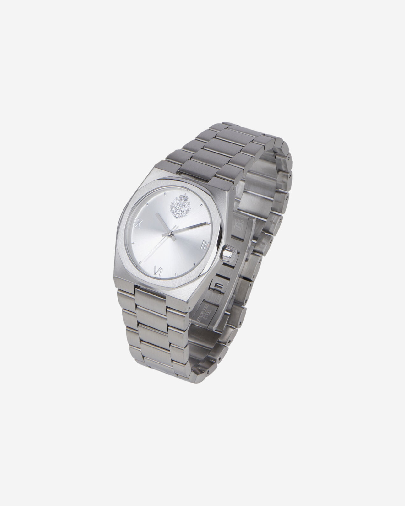 The Kooples UNISEX SILVER silberne wappenuhr