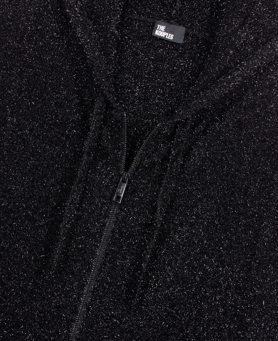 The Kooples MEN BLACK black glittery cardigan