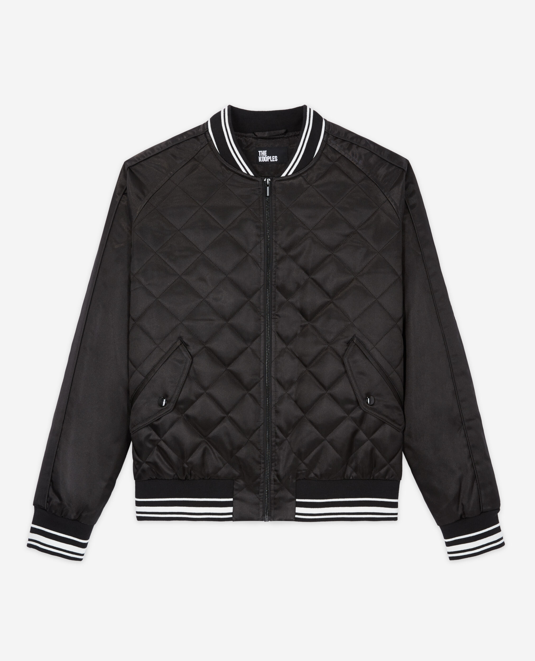 Embroidered black jacket, BLACK, hi-res image number null