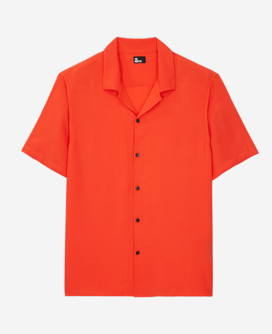 camisa informal naranja