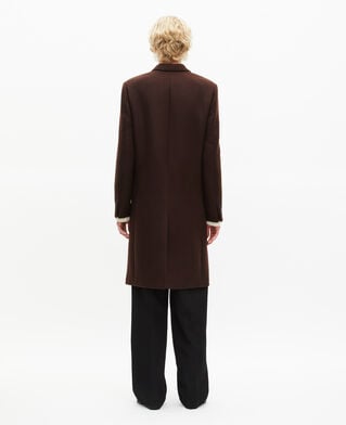The Kooples MEN CHOCOLATE long brown coat