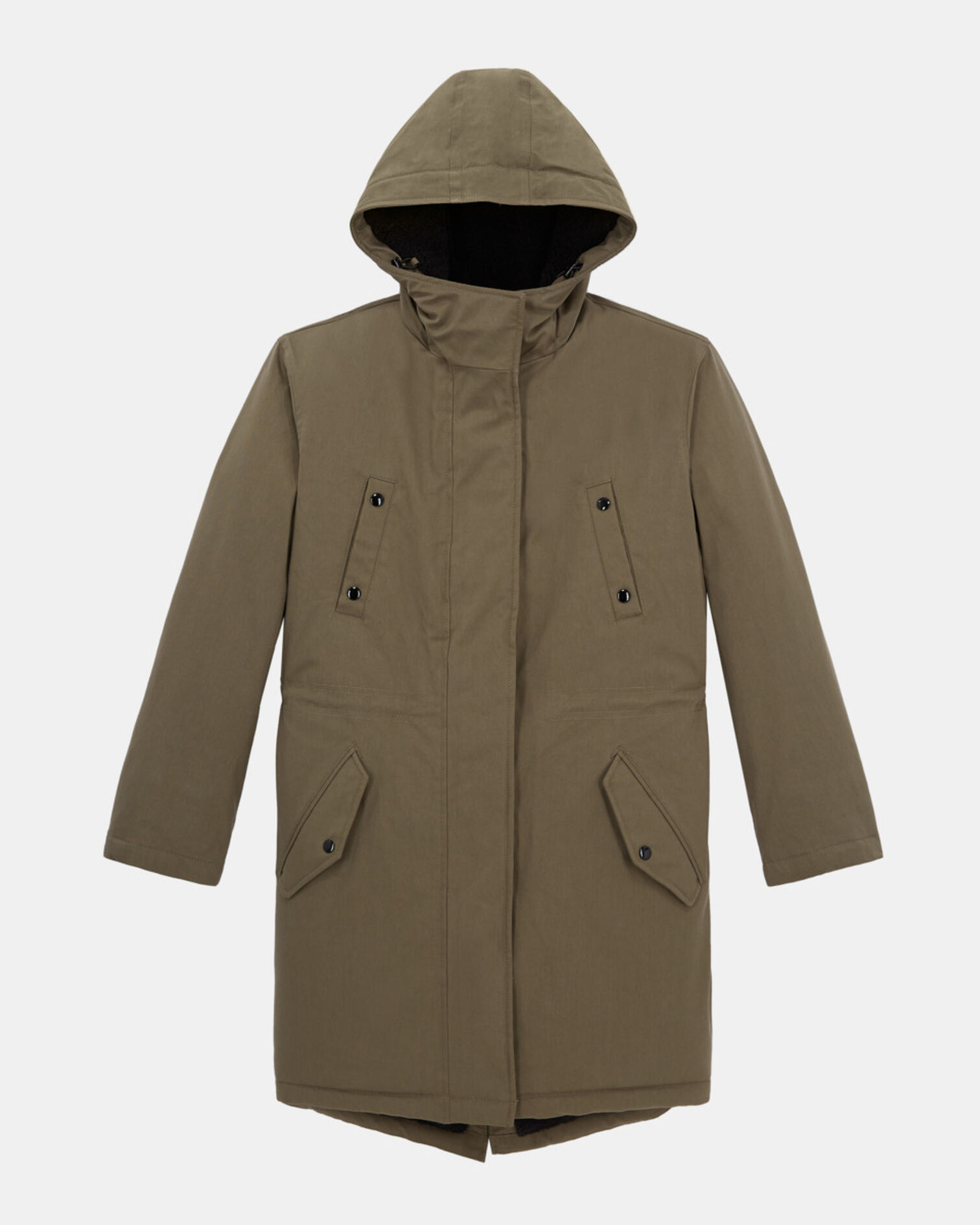 Parka longue kaki, ALGUE, hi-res image number null