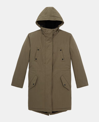 The Kooples FEMME ALGUE parka longue kaki