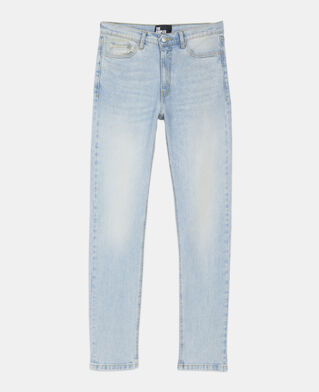 The Kooples DAMEN BLUE BLEACHED / NAVY hellblaue jeans mit slim-fit-passform