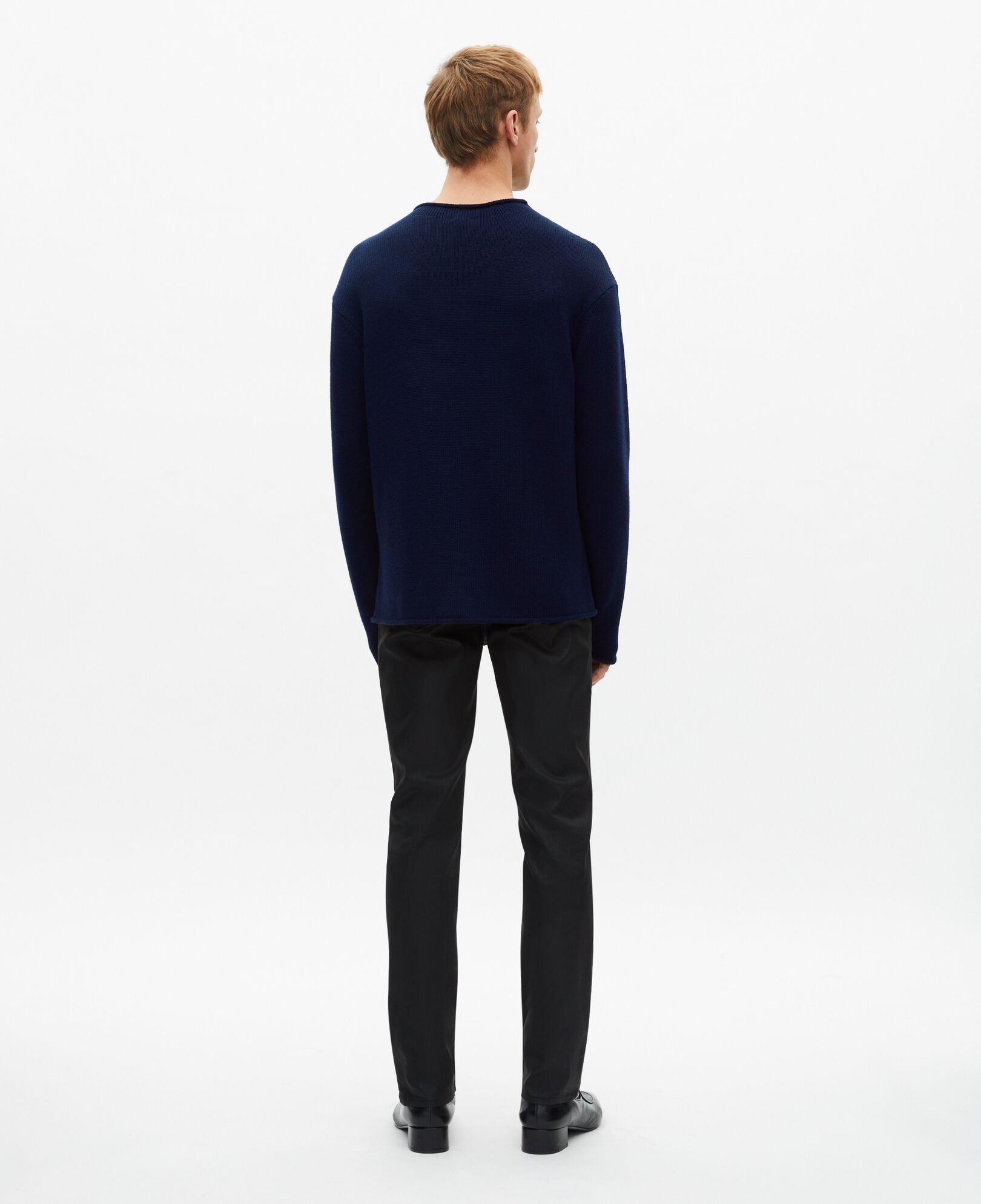 The Kooples HOMME DARK NAVY pull en laine marine