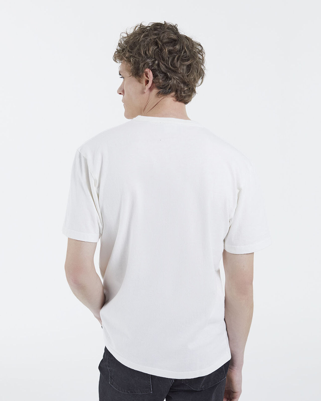 The Kooples HERREN ECRU t-shirt tiger
