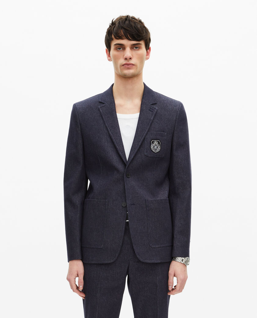 The Kooples HOMBRE NAVY chaqueta de traje azul efecto vaquero