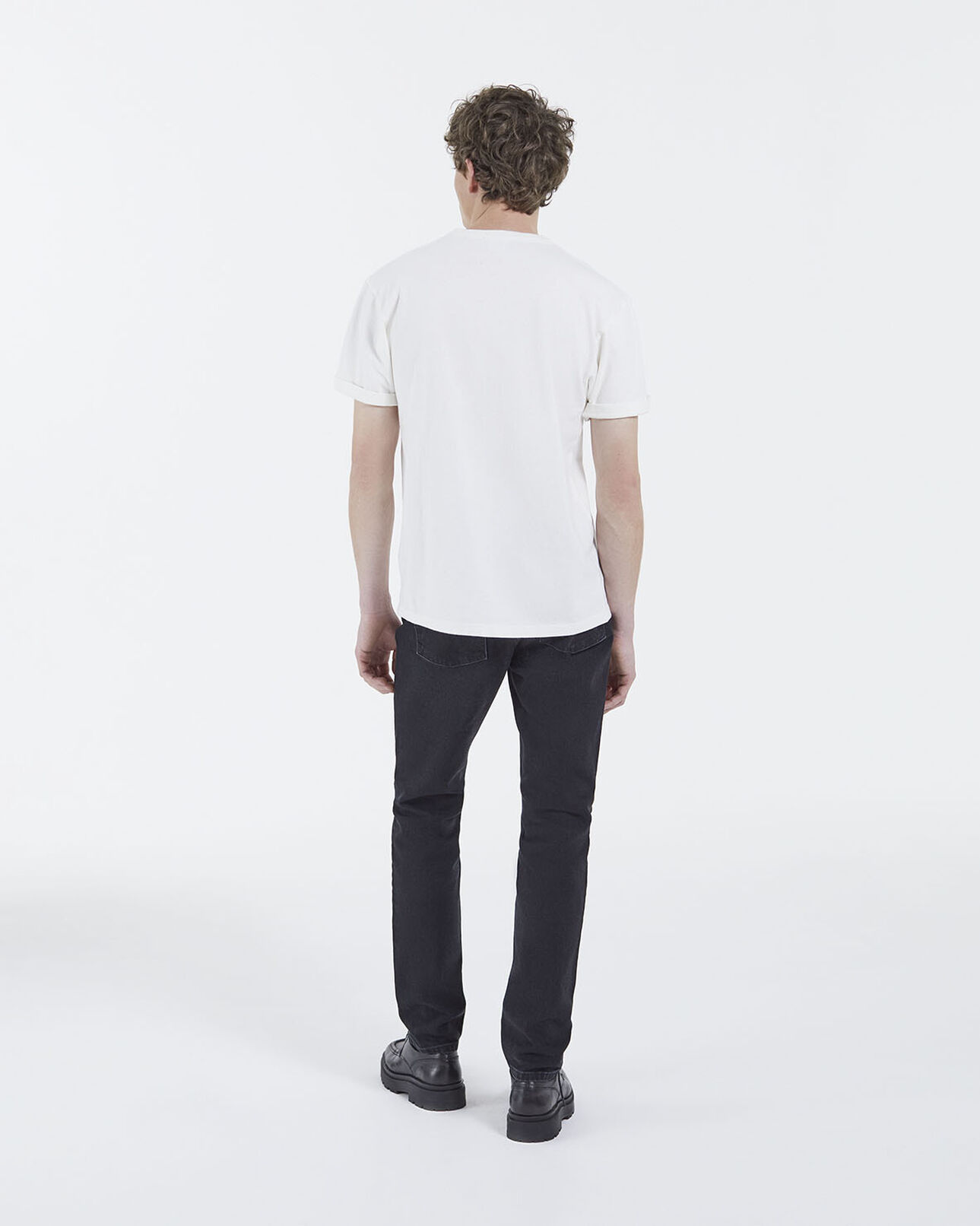 The Kooples HERREN ECRU t-shirt tiger