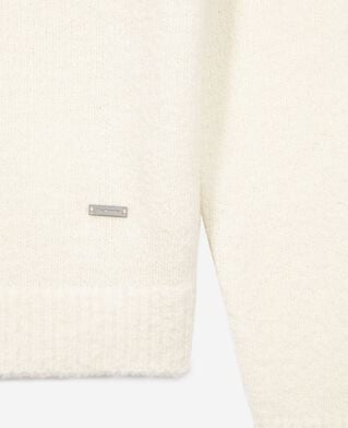 The Kooples HOMME LIGHT BEIGE pull col rond beige