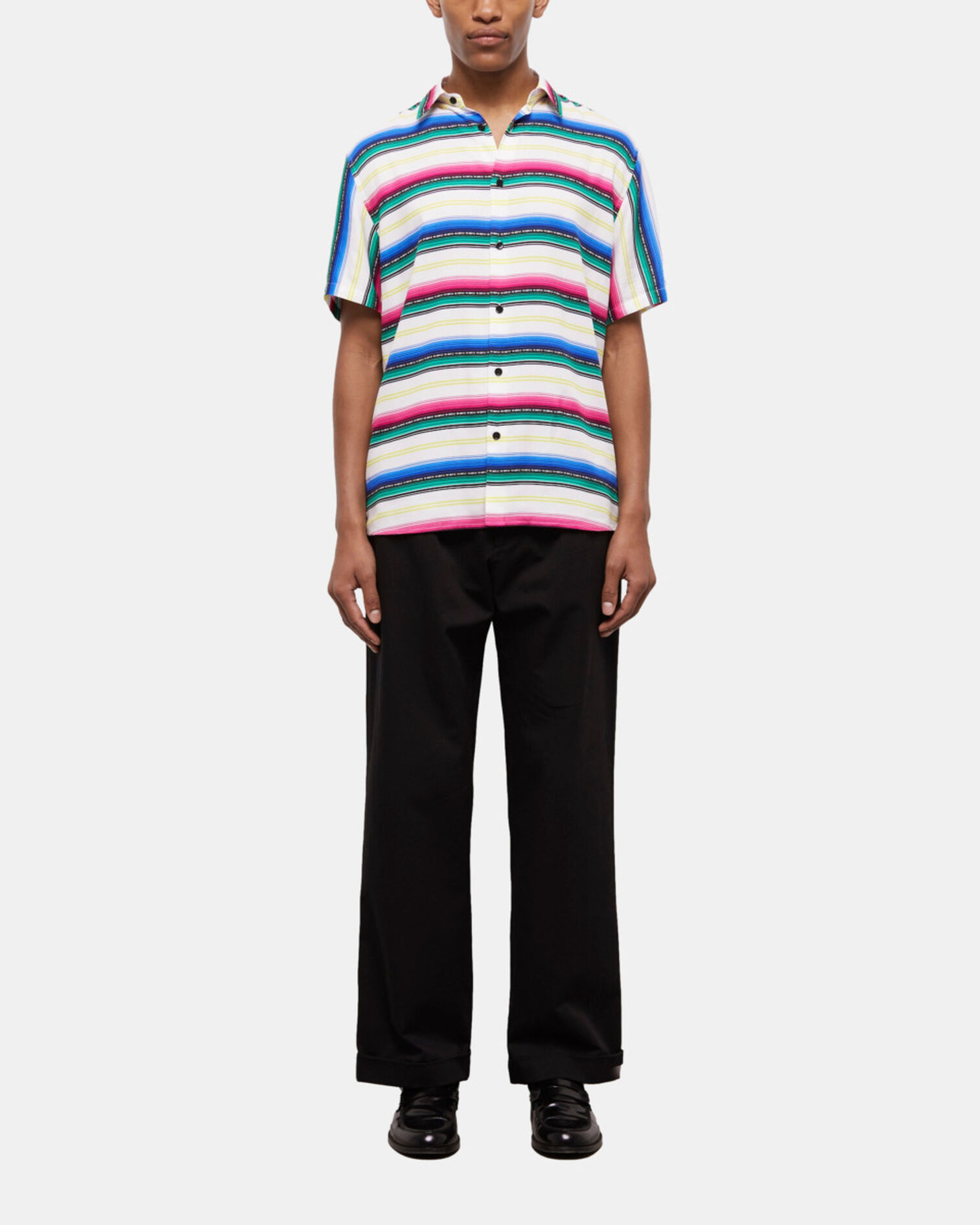 Camisa informal estampada, MULTICOLOR, hi-res image number null