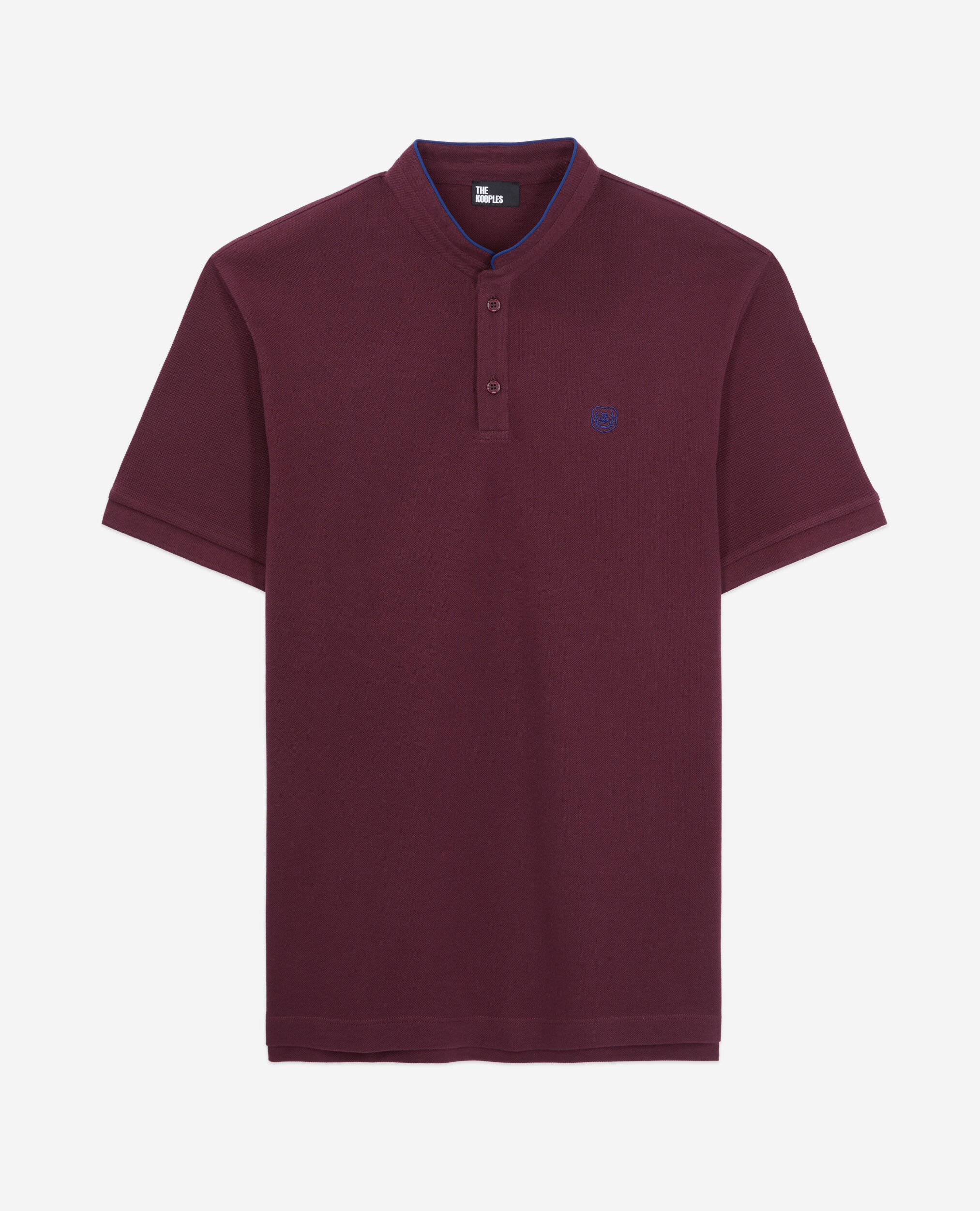 Polo bordeaux en coton, BORDEAUX, hi-res image number null