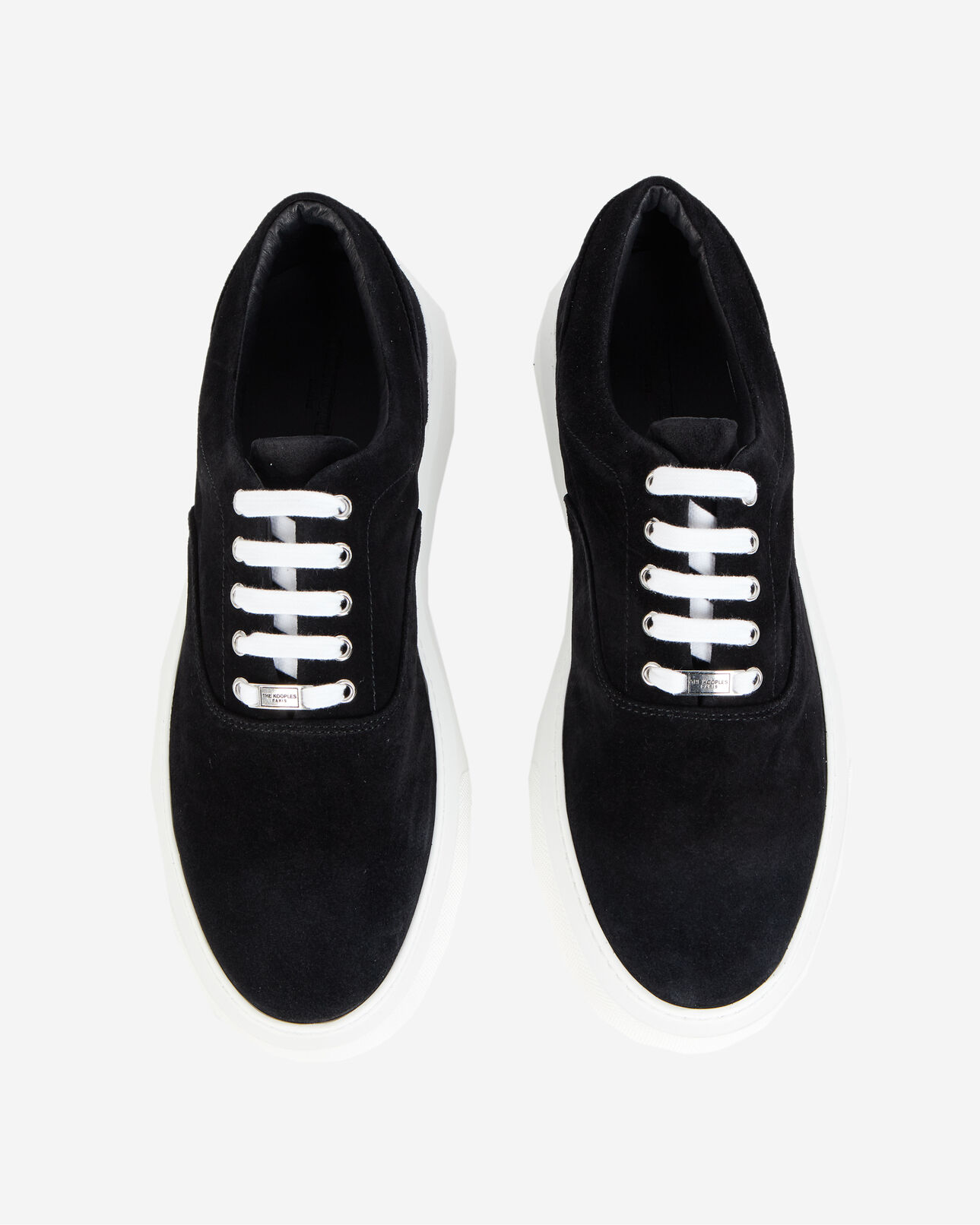 The Kooples MEN BLACK black trainers with contrasting sole
