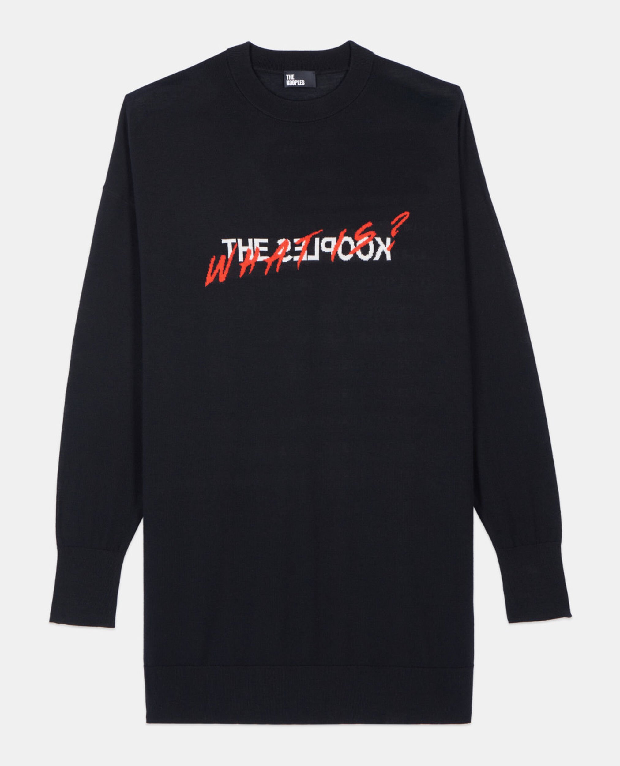 Pull What is en laine noir, BLACK RED OFF WHITE, hi-res image number null
