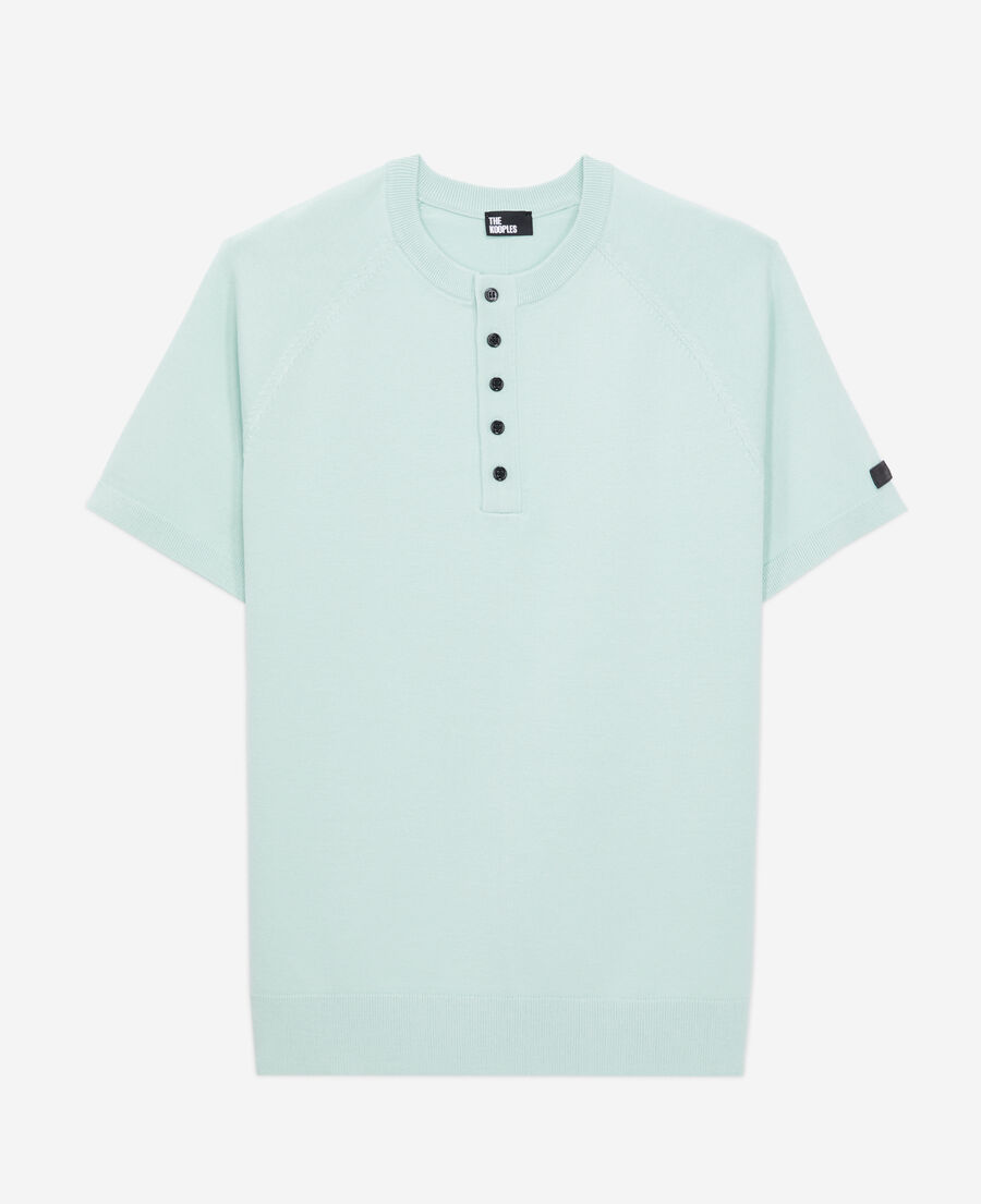 The Kooples HOMME OCEAN t-shirt vert en maille