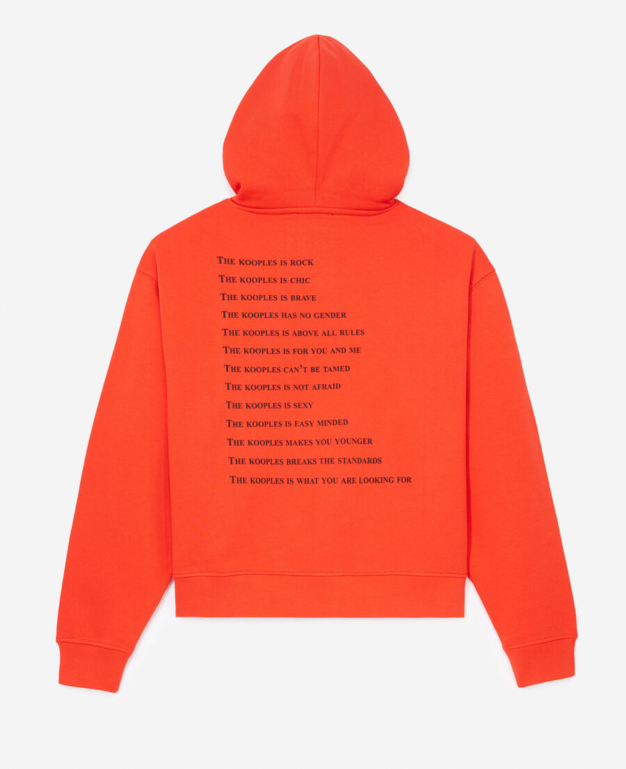 sweat rouge sérigraphie what is