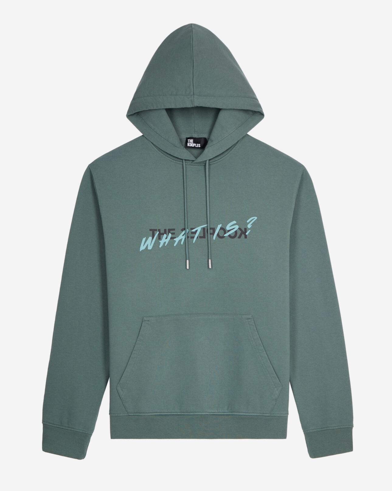 The Kooples HOMME FOREST sweatshirt à capuche what is vert