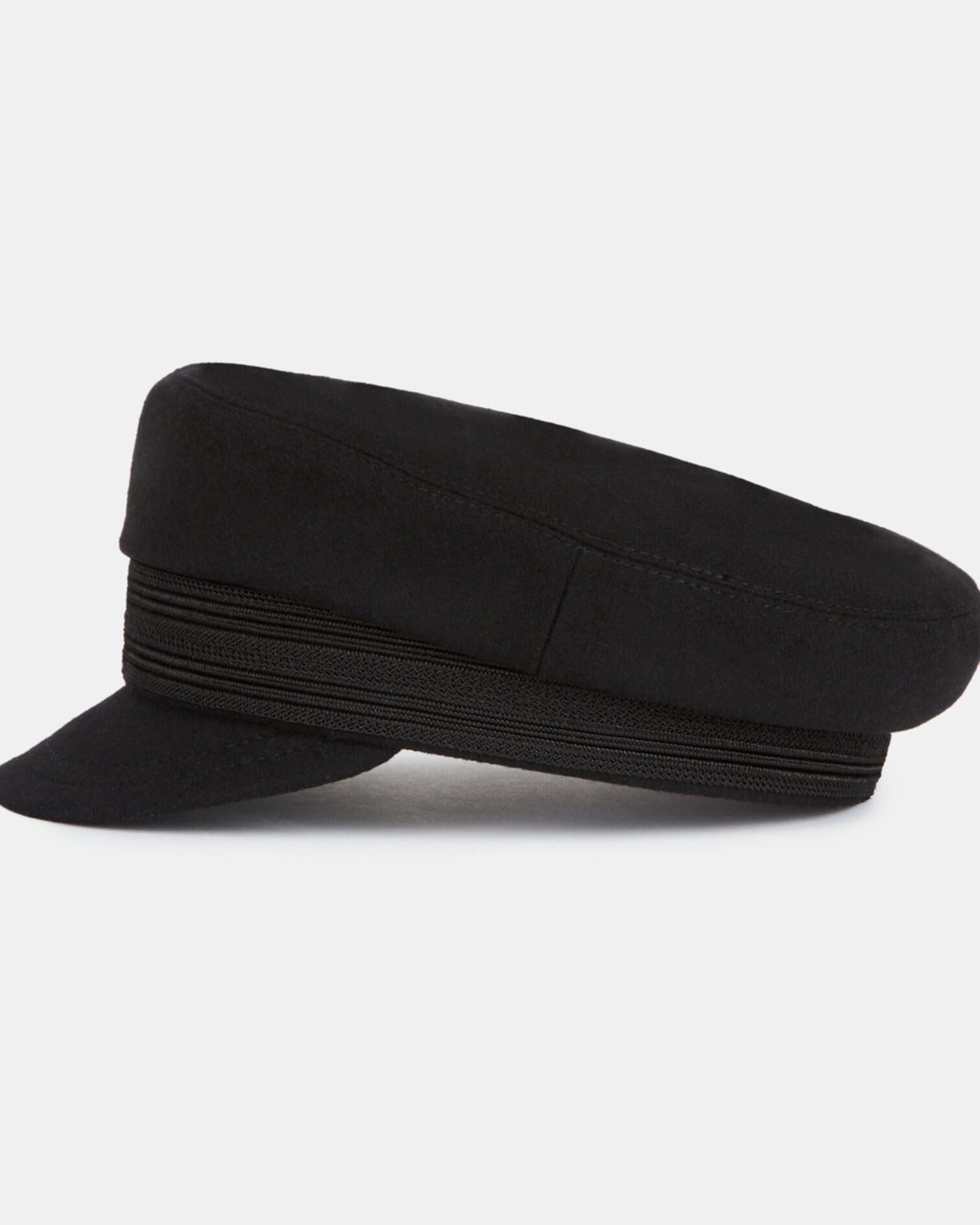 Black wool cap, BLACK, hi-res image number null