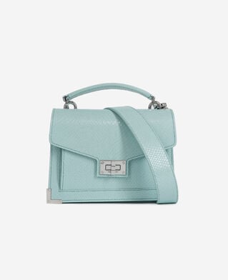 The Kooples FEMME MINT_01 sac emily small en cuir vert