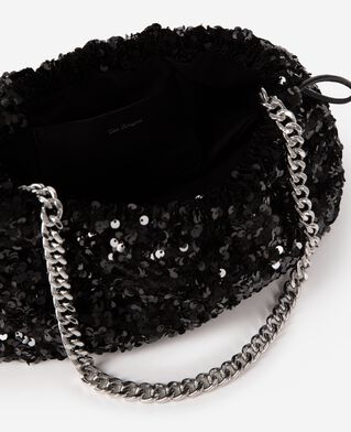 The Kooples F BLACK taylor black sequin bag